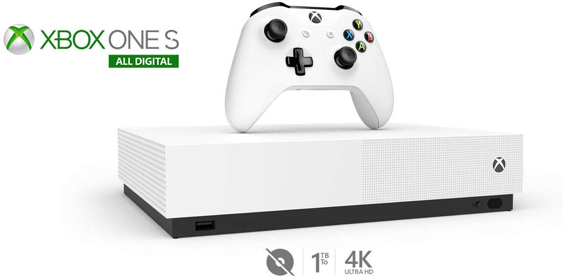 کنسول بازی Xbox One S ALL DIGITAL ظرفیت 1 ترابایت