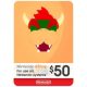 Nintendo eShop 50 $ Gift Card دیجیتالی