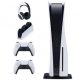 PS5 + 2 Dualsense Controllers + Pulse 3D Headset + PS5 Charge Station Bundle