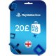 PSN 20 £ Gift Card UK دیجیتالی